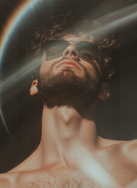 Dreamy Bearded Portrait Dreamy Bearded Portrait