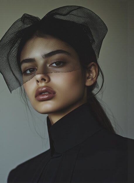 Elegant Veiled Portrait Elegant Veiled Portrait
