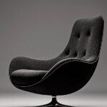 Charcoal Swivel Chair