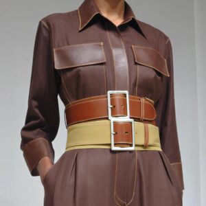 Leather Belt Set